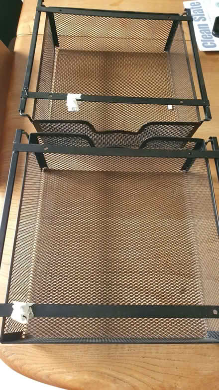 Photo of free Mesh drawers to go under a flat top desk (Hanover BN2) #2