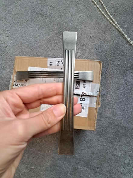 Photo of free 18x kitchen cabinet handles - like new (Allerton L18) #4