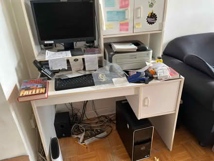 Photo of free computer table and hutch (bathurst & st clair ave west) #1