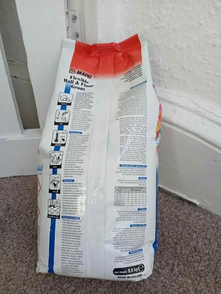 Photo of free Flexible Wall and Floor Grout (Lark Lane Area L17) #2