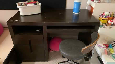 Photo of free Espresso Wood Desk (Auburndale) #1