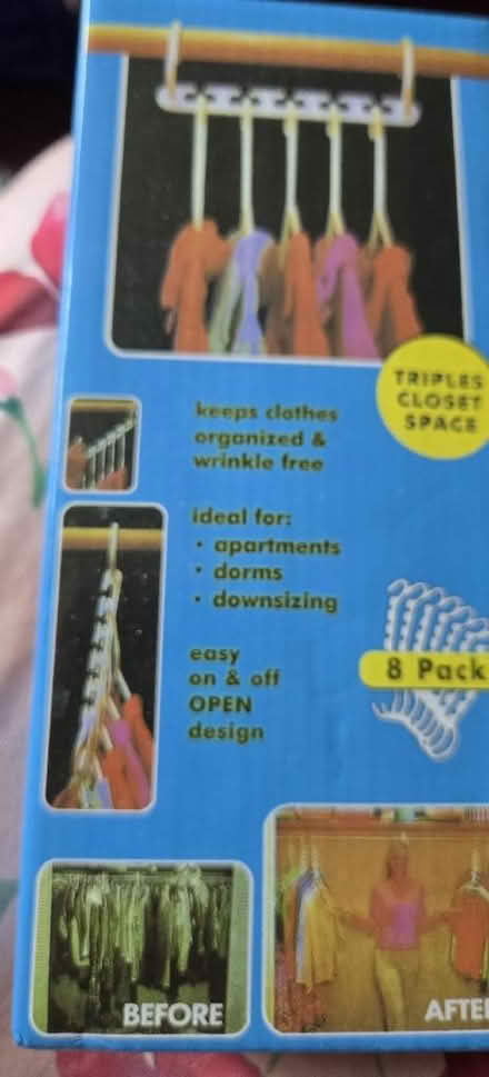 Photo of free Wardrobe space hangers (Willington Quay NE28) #1