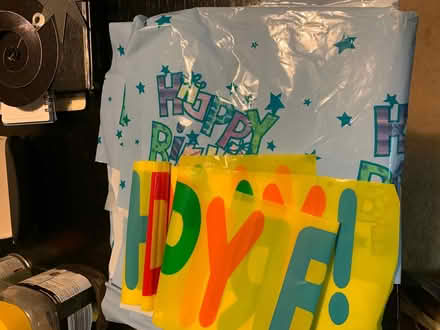 Photo of free Birthday tablecloths and banners (Edgbaston B5) #1
