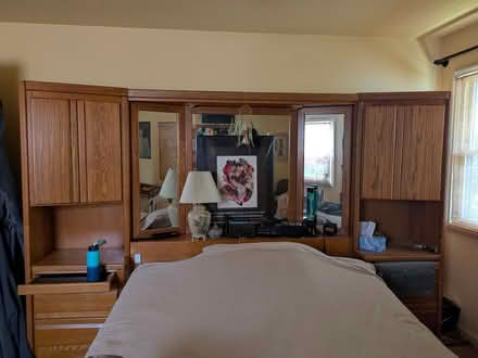 Photo of free Retro style headboard w/storage (Town of Tonawanda) #2