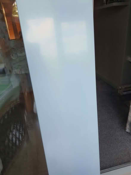 Photo of free ikea blue laminated wardrobe door new (Heysham LA3) #1