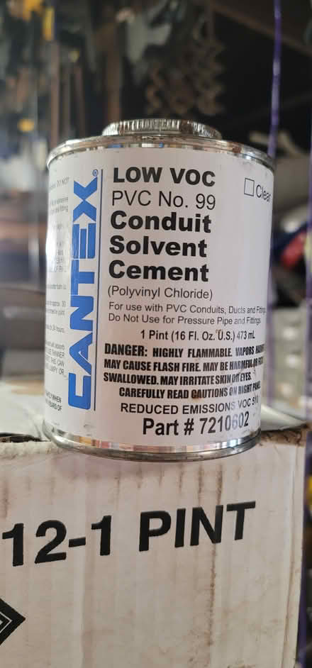 Photo of free PVC Cement (I-64 and Battlefield) #1