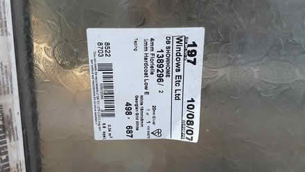 Photo of free Obscure double glazed window (Plumstead Common SE18) #3