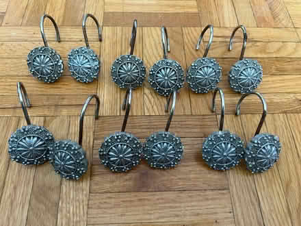 Photo of free Set of 12 shower curtain hooks (Etobicoke) #1