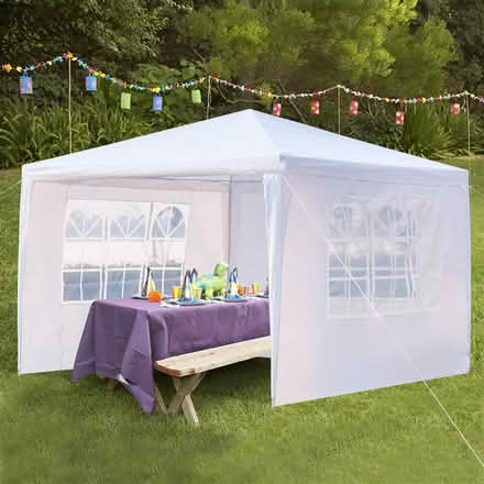 Photo of free 10 x10 plastic party tent (alief south west) #2