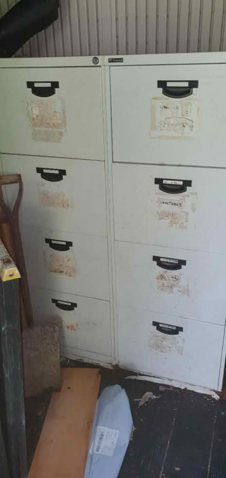 Photo of free 2 steel filing cabinets (Litchard, Bridgend CF31) #1