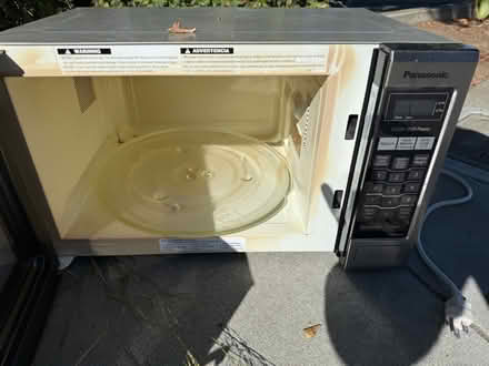 Photo of free Small Panasonic microwave (Valencia Avenue, Sunnyvale) #2