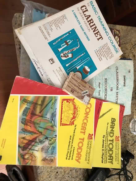 Photo of free clarinet music books (Mimico) #1