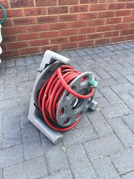 Photo of free Garden hose on reel (Northolt) #1