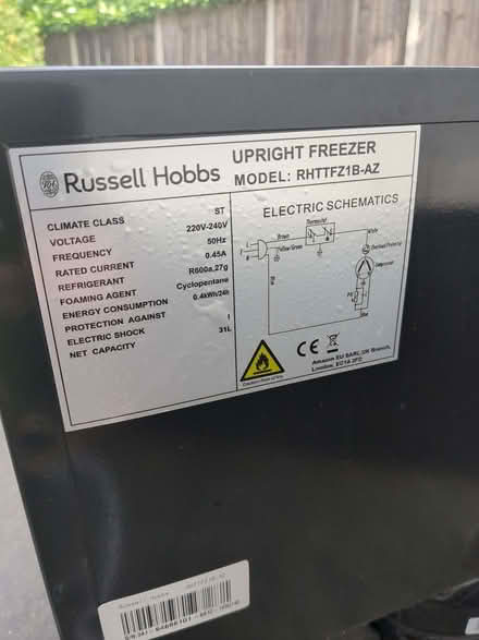 Photo of free Small Russell Hobbs freezer (Harpenden AL5) #3