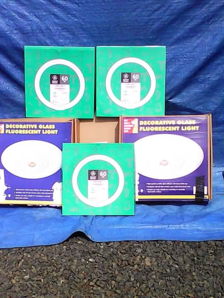 Photo of free Never Been Used Circular Glass Ceiling Light (Bolton CA16) #1