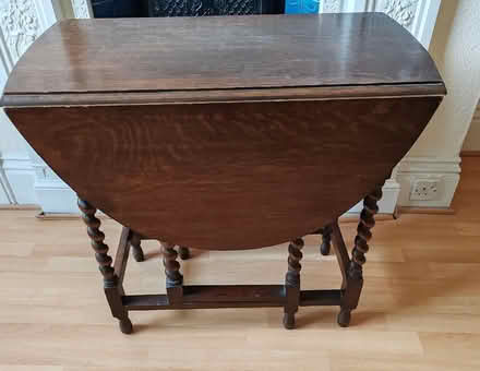Photo of free Antique drop leaf gateleg table (Southsea PO4) #1