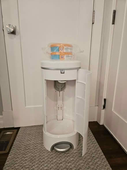 Photo of free Munchkin diaper pail plus refills (Jamaica Plain) #1