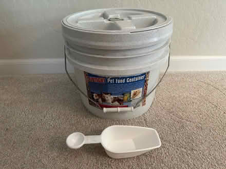 Photo of free Pet Food Container (Near El Camino & Hollenbeck) #1