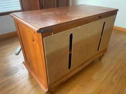 Photo of free solid wood TV stand cabinet (maple leaf lake city way) #4