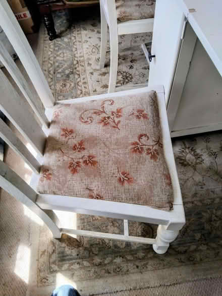 Photo of free Vintage wooden Gateleg table with cupboard & 4 Chairs (Kimpton Grange SG4) #2