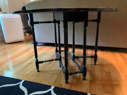Photo of free Black gate-leg table (Lexington) #1