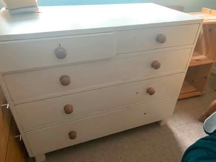 Photo of free White painted chest of drawers (Northcourt OX14) #1