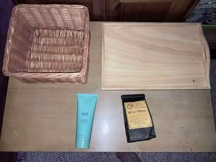Photo of free Basket, Tray, SPF Lotion, Tea (Takoma, DC) #1