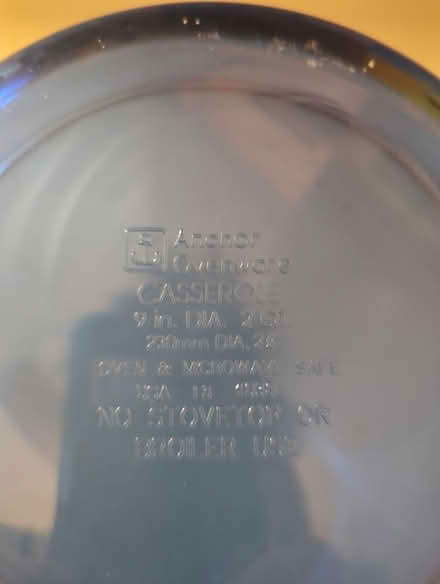 Photo of free Vintage glass casserole dish (Duren Ave) #2