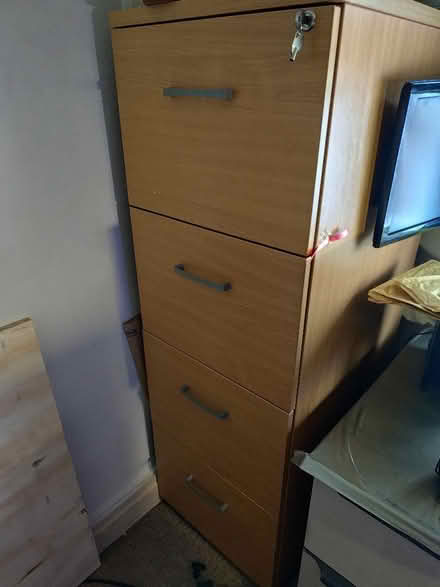Photo of free 4 drawer Filing cabinet (Beeston LS11) #1