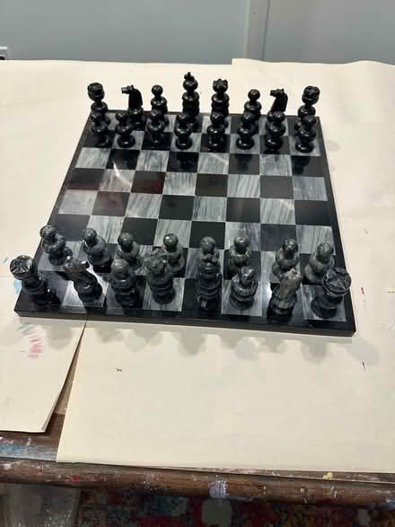 Photo of free Onyx glass chess set (Ossining, NY) #1