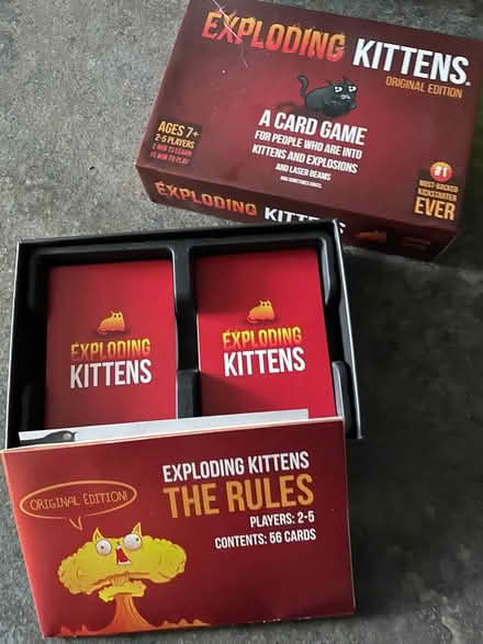 Photo of free Exploding Kittens Card game (Golden Green TN11) #2