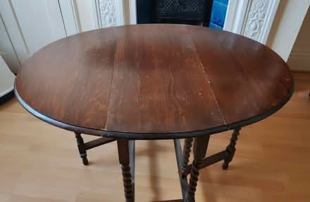 Photo of free Antique drop leaf gateleg table (Southsea PO4) #2