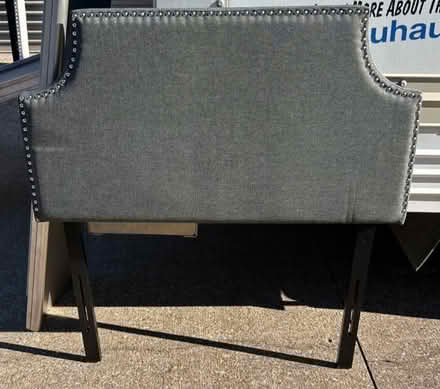 Photo of free Twin Grey Upholstered Headboard (Crowley) #1