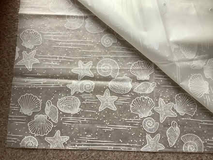 Photo of free White Shower Curtain 180cm x 180cm (Grange Estate, Letchworth SG6) #2