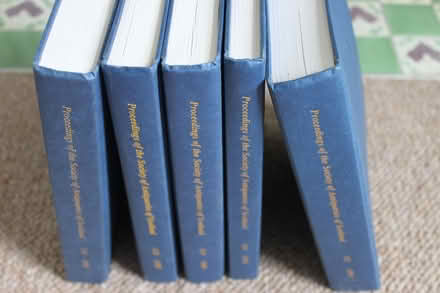 Photo of free 5 volumes of the Proceedings of the Society of Antiquaries (Earlsdon CV5) #1