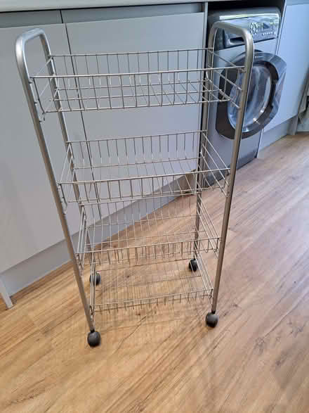 Photo of free Wire veg/storage rack on castors (Scale Hall LA1) #1