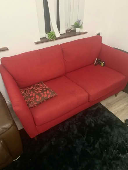 Photo of free Red sofa (Shirecliffe S5) #1