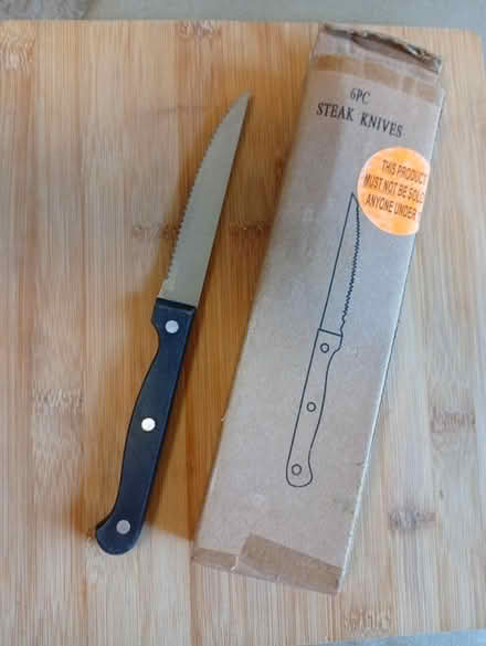 Photo of free 6 steak knives (Buxworth SK23) #1