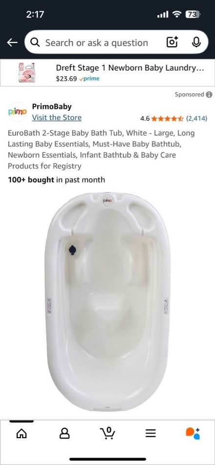 Photo of free Baby Bath Tub (Fairfield) #2