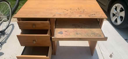 Photo of free Wood desk (Port Washington) #1