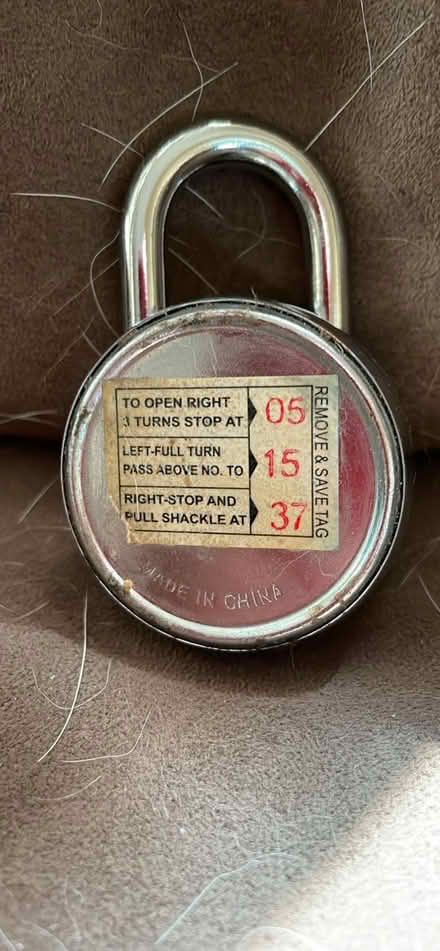 Photo of free Combination Lock (Parker-Jordan & Cottonwood) #2