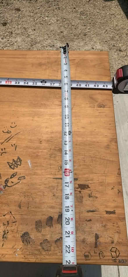 Photo of free Wood desk (Port Washington) #2