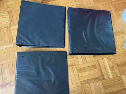 Photo of free 3 Black Avery Binders (Etobicoke) #1