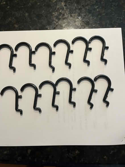 Photo of free Black Peg board hooks (Smoky Hill Rd & Tower Rd) #2