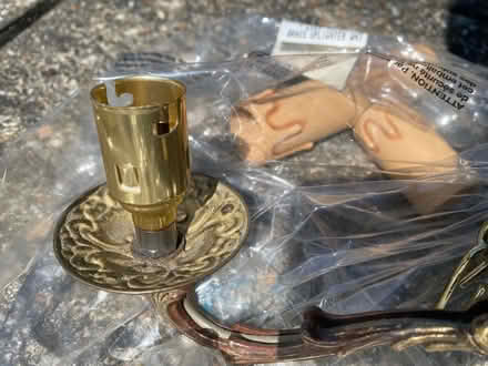 Photo of free Brass chandelier with fittings (Eastbourne BN21) #2