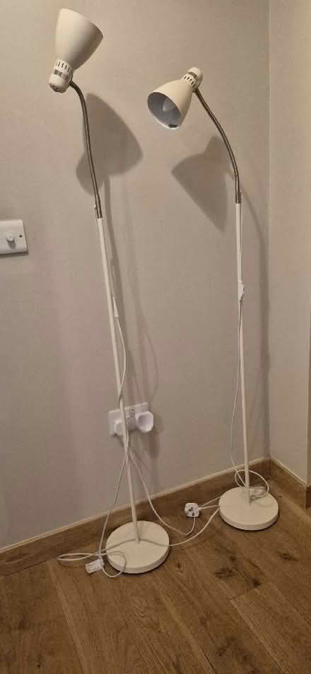 Photo of free Pair of lamps (Lenzie G66) #1