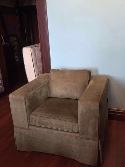 Photo of free Large green armchair (UWS, Riverside/108th) #2