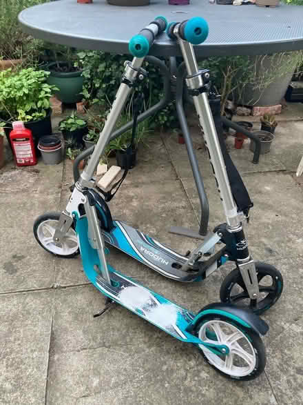 Photo of free 2 Hudora Big Wheel scooters - for parts only (Agar Grove NW1) #1