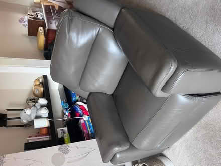 Photo of free Reclining leather chair (Great Sankey WA5) #3