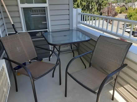 Photo of free Patio Table and Chairs (Madison Valley) #1